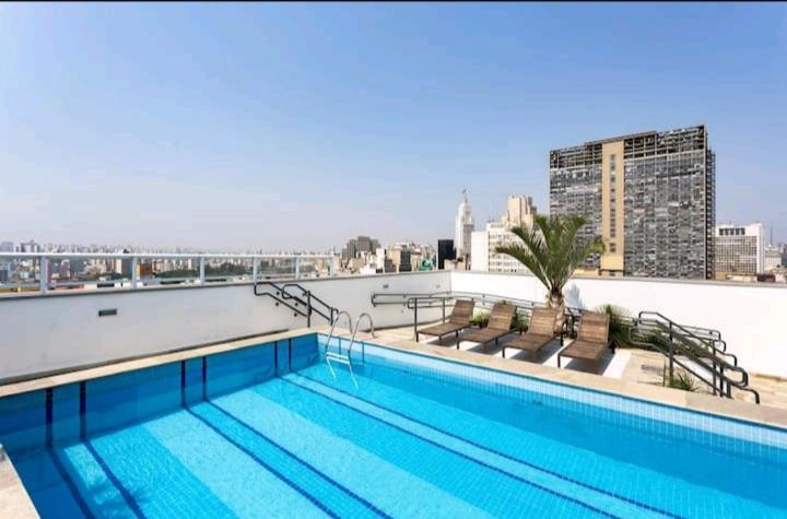 Studio Flex Com Garagem E Piscina No Centro De Sp Sao Paulo Exterior photo